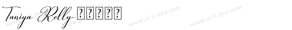 Taniya Relly字体转换